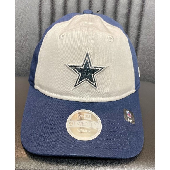 Dallas Cowboys New ERA 9Twenty Cap Glam Women's  Navy Hat Adjustable New W Tags - Picture 1 of 6